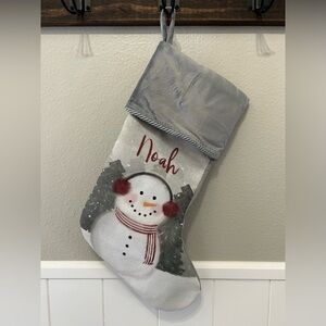 Personalized “Noah” Christmas Stocking